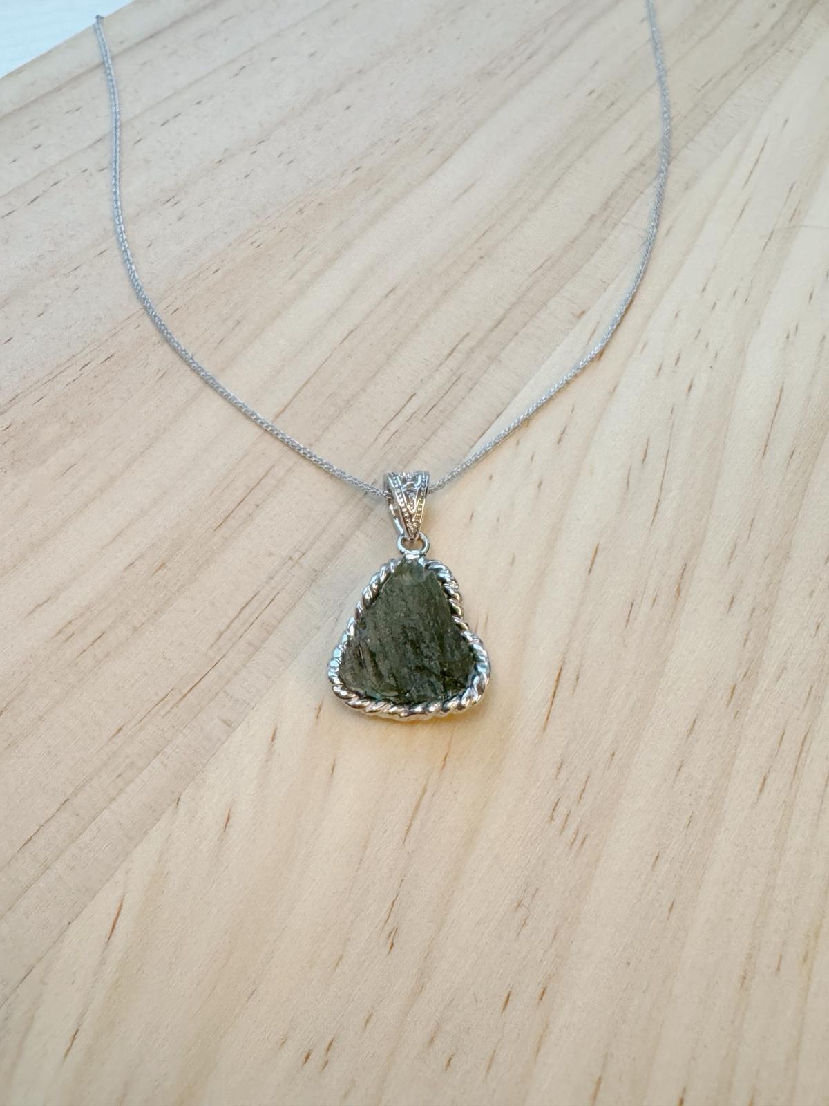 Moldavite Power Necklace