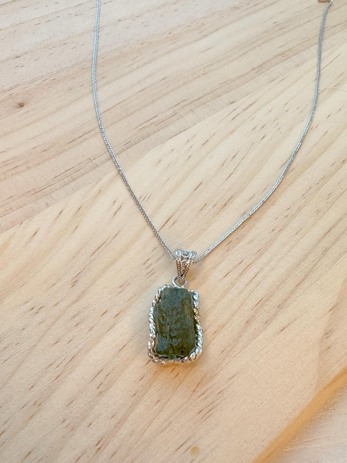 Moldavite Power Necklace
