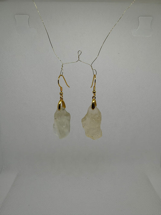 Libyan Desert Glass Tiktite Earrings