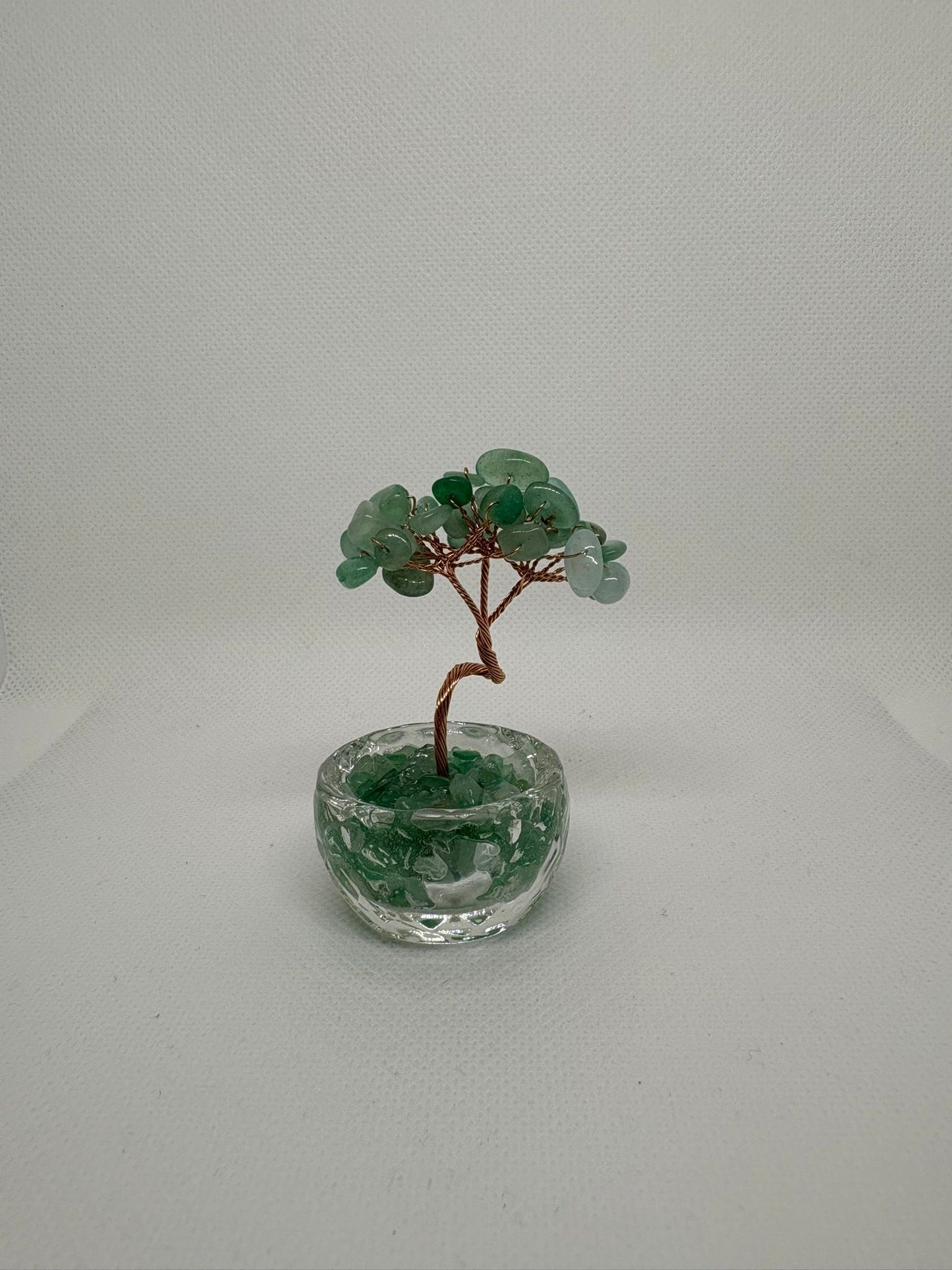 Green Aventurine Abundance Mini Tree