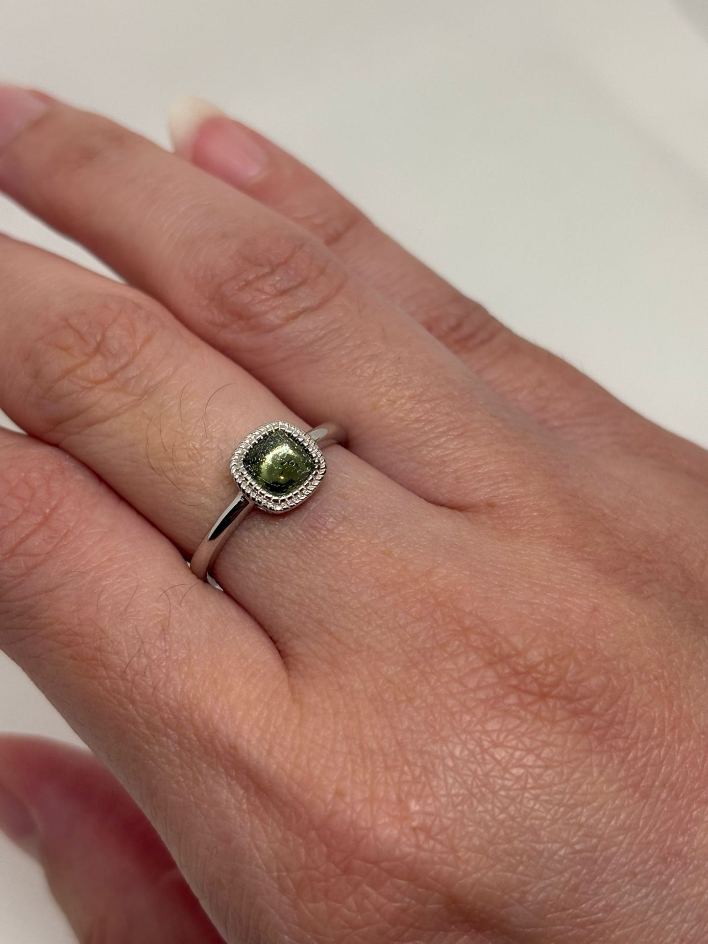 Moldavite Power Ring