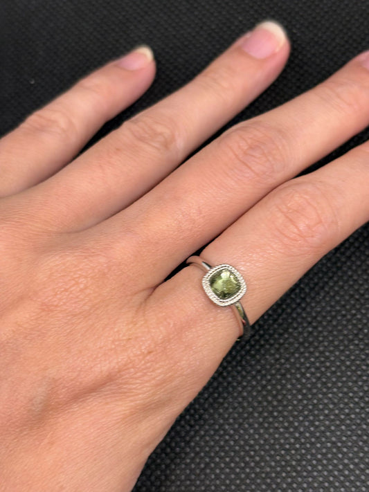 Moldavite Power Ring