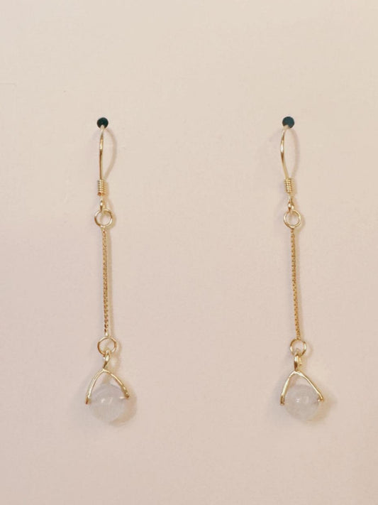 Dreamy Moonstone (Bead) Earrings