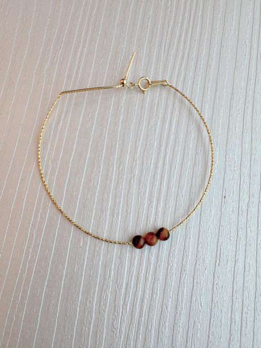 Yellow tiger eye (beads) bracelet