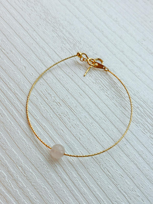 Rose quartz (bead) bracelet