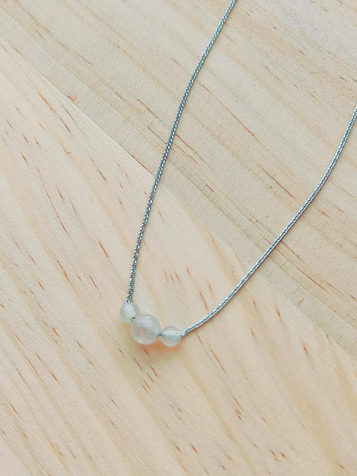 Rose quartz (beads) necklace