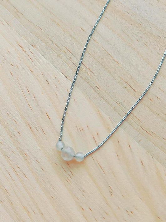 Rose quartz (beads) necklace