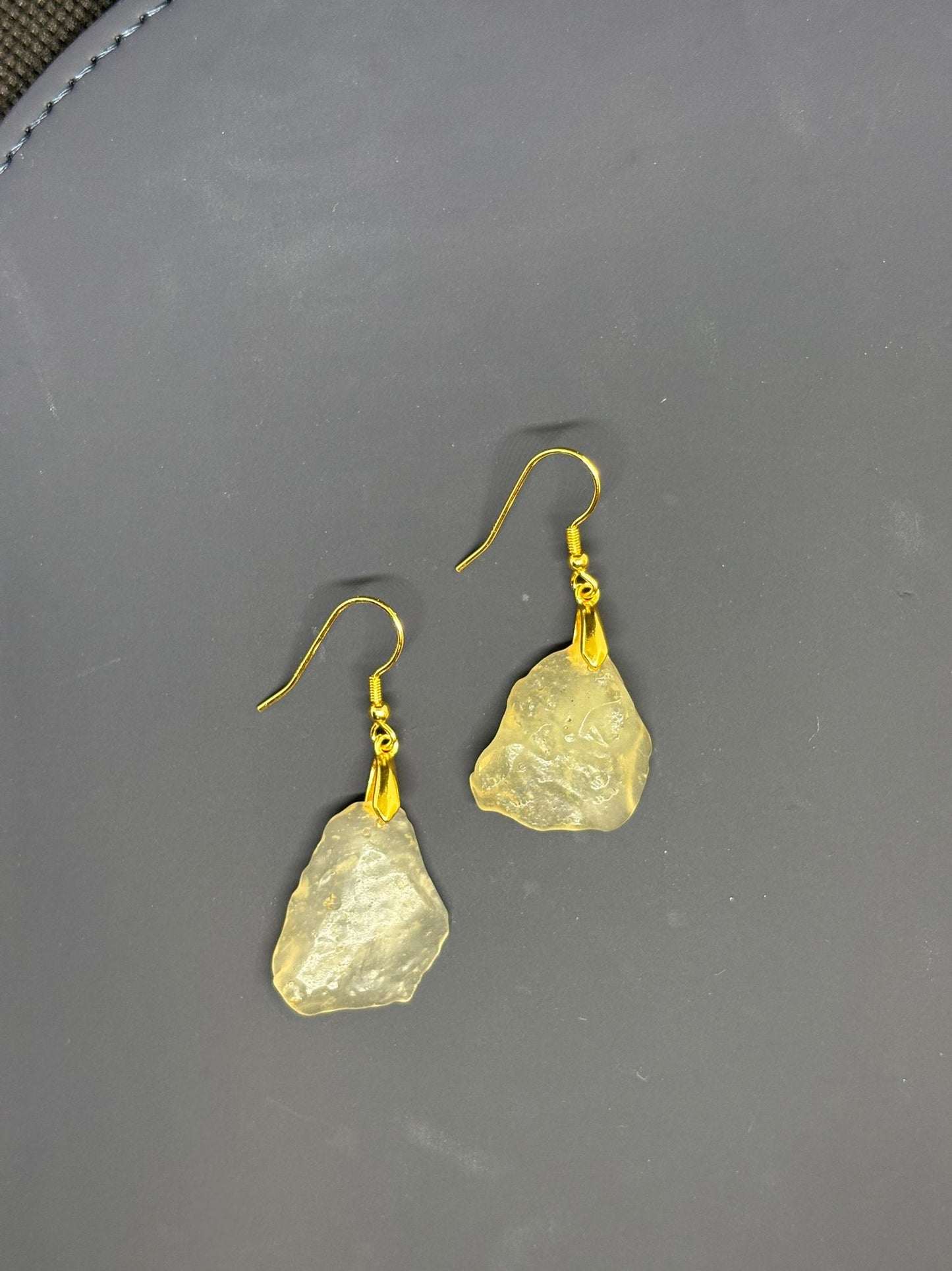 Libyan Desert Glass Tiktite Earrings