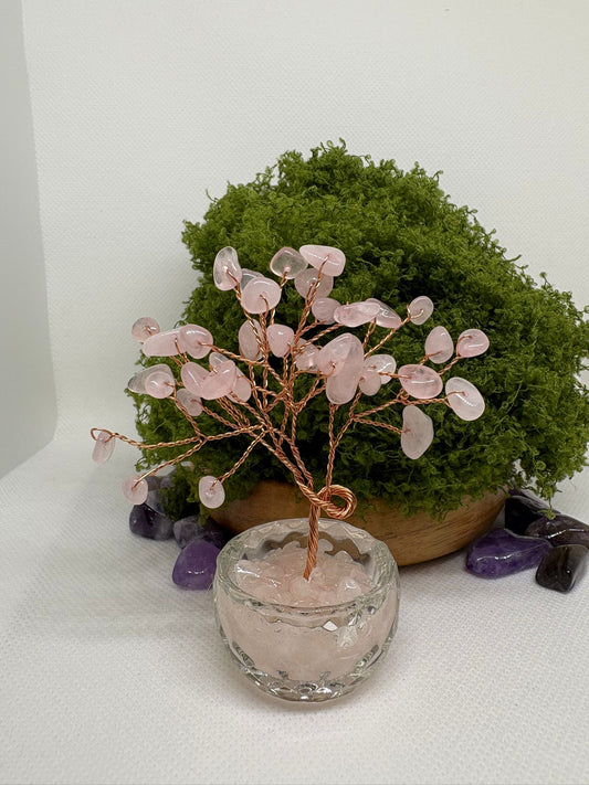Rose Quartz Love Mini Tree