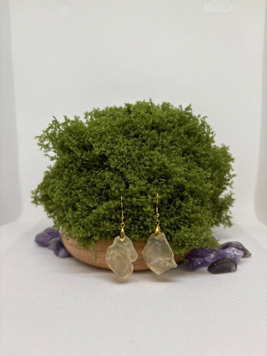 Libyan Desert Glass Tiktite Earrings