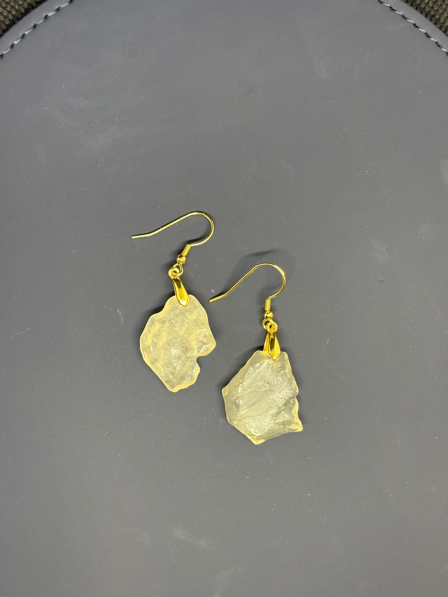 Libyan Desert Glass Tiktite Earrings