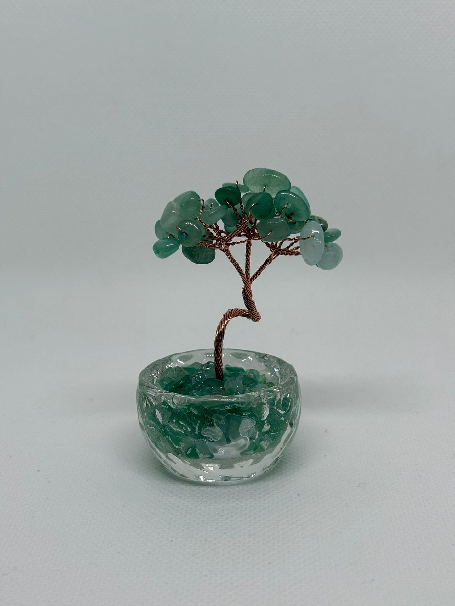 Green Aventurine Abundance Mini Tree