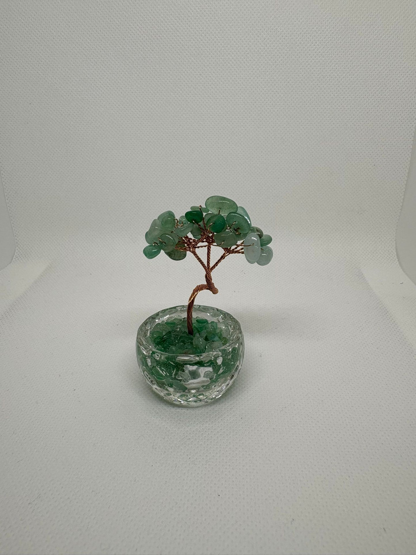 Green Aventurine Abundance Mini Tree