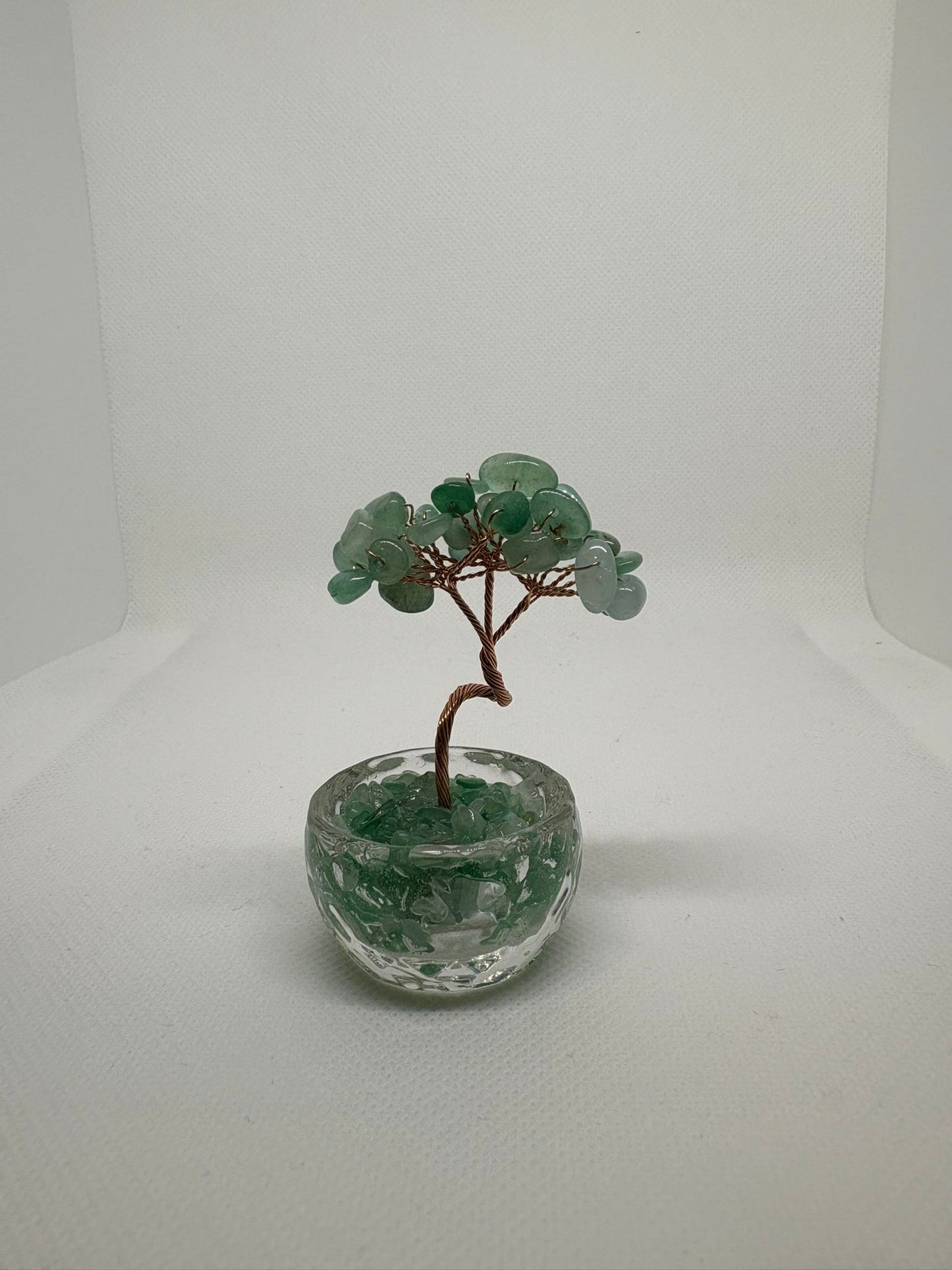 Green Aventurine Abundance Mini Tree