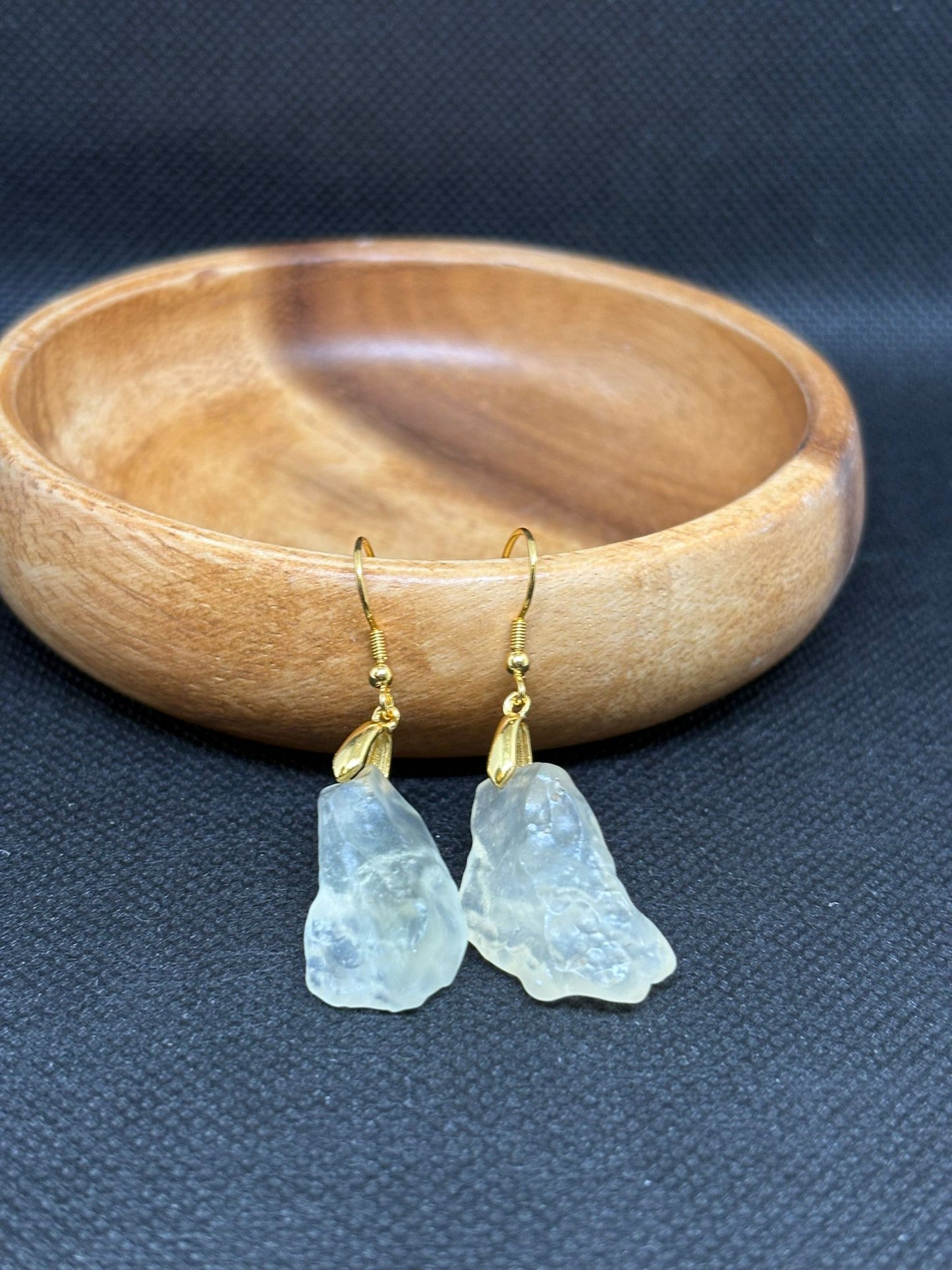 Libyan Desert Glass Tiktite Earrings