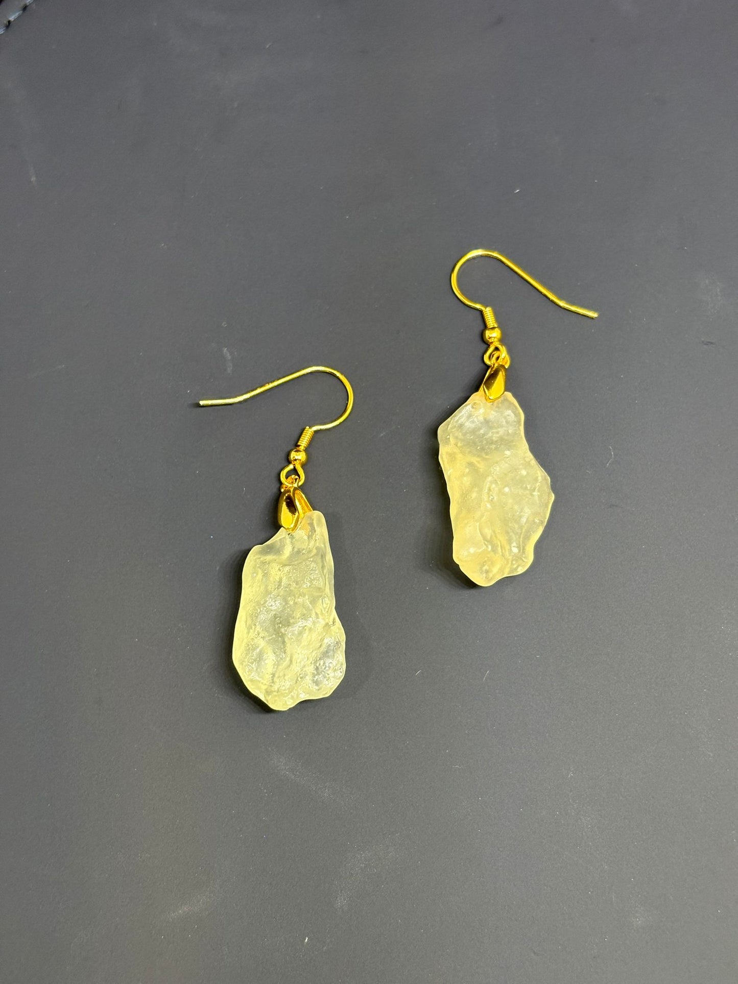 Libyan Desert Glass Tiktite Earrings