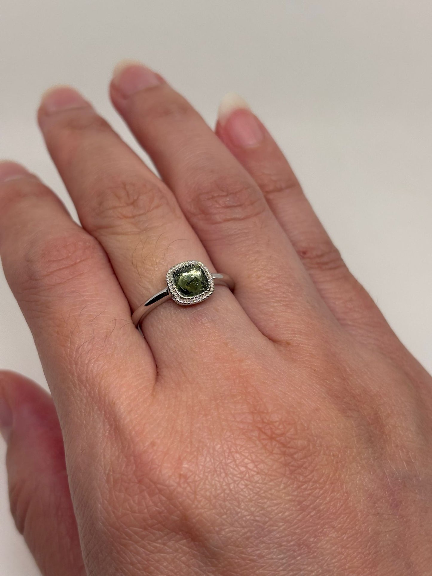 Moldavite Power Ring