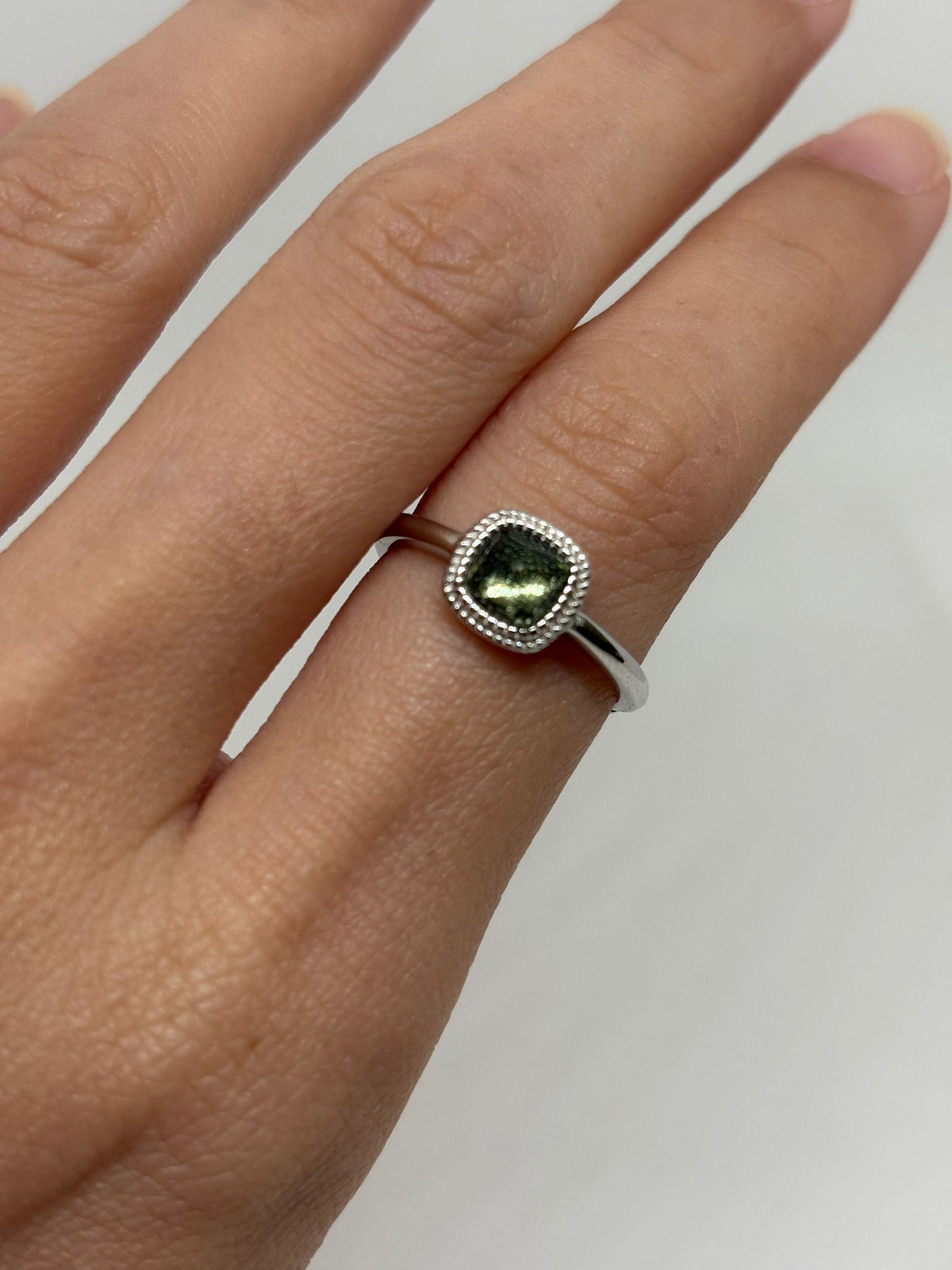 Moldavite Power Ring