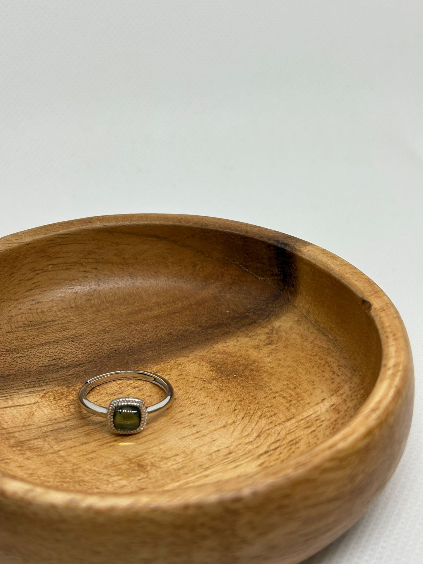 Moldavite Power Ring