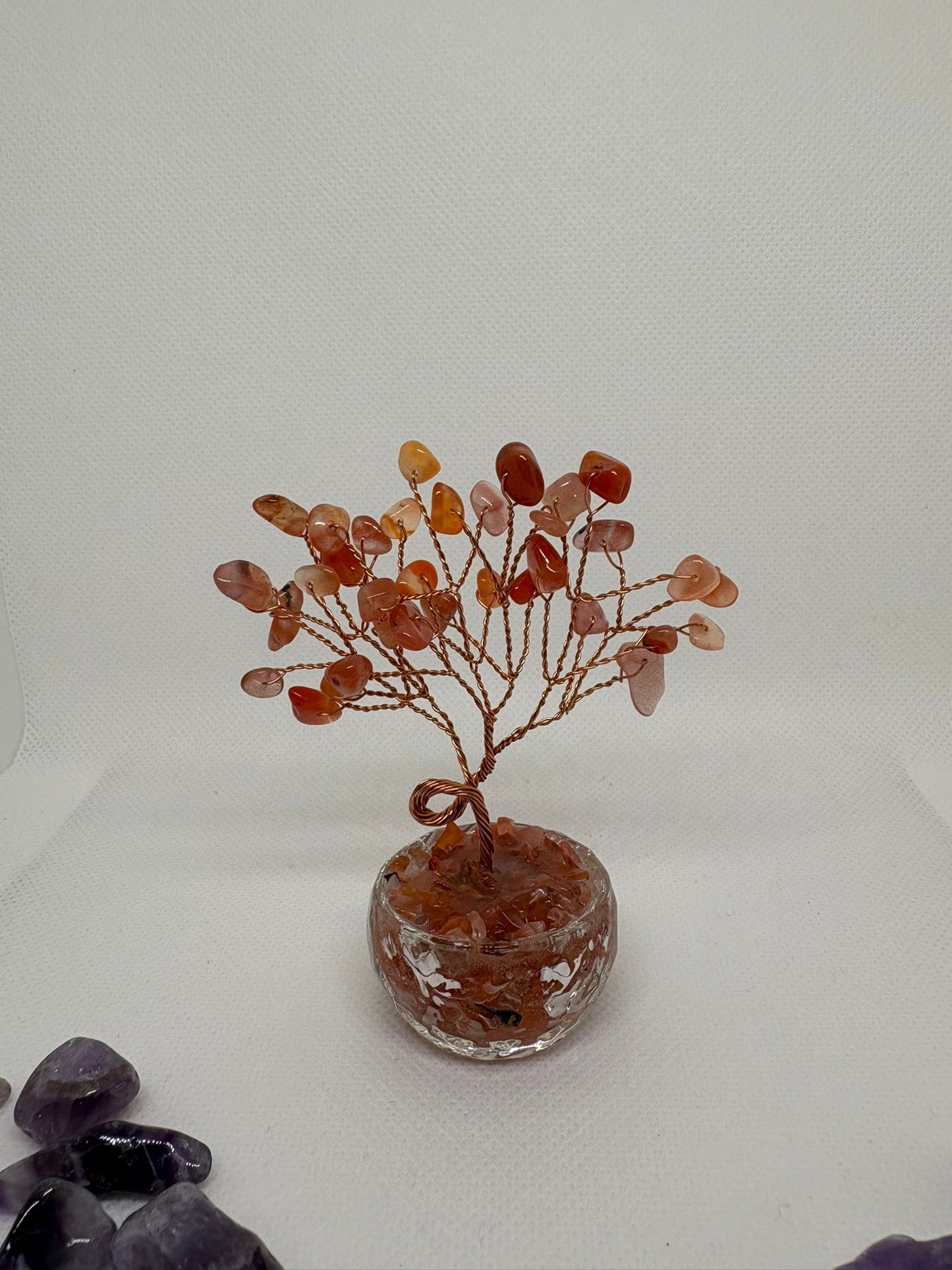 Red Agate Healing Mini Tree