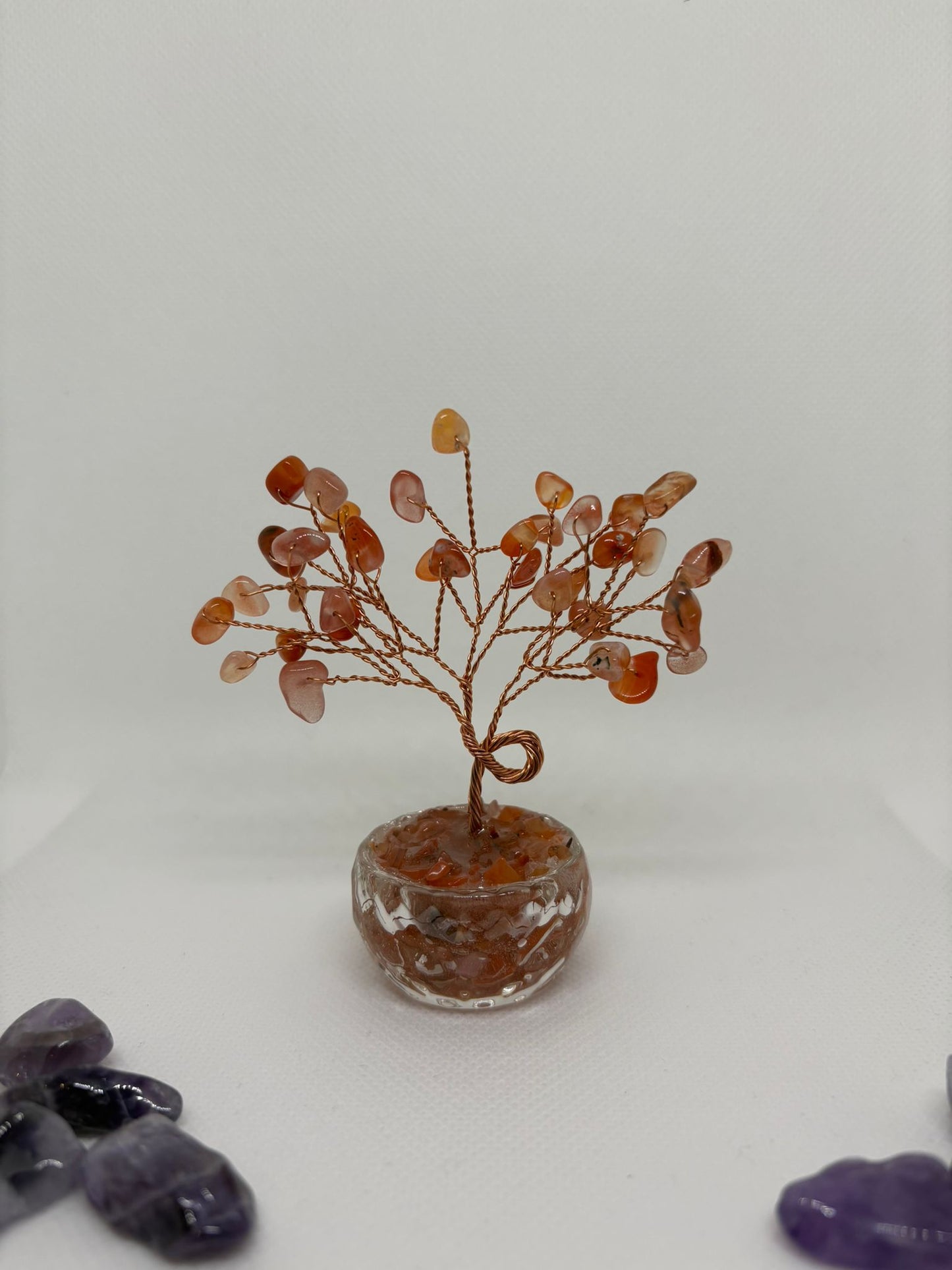 Red Agate Healing Mini Tree