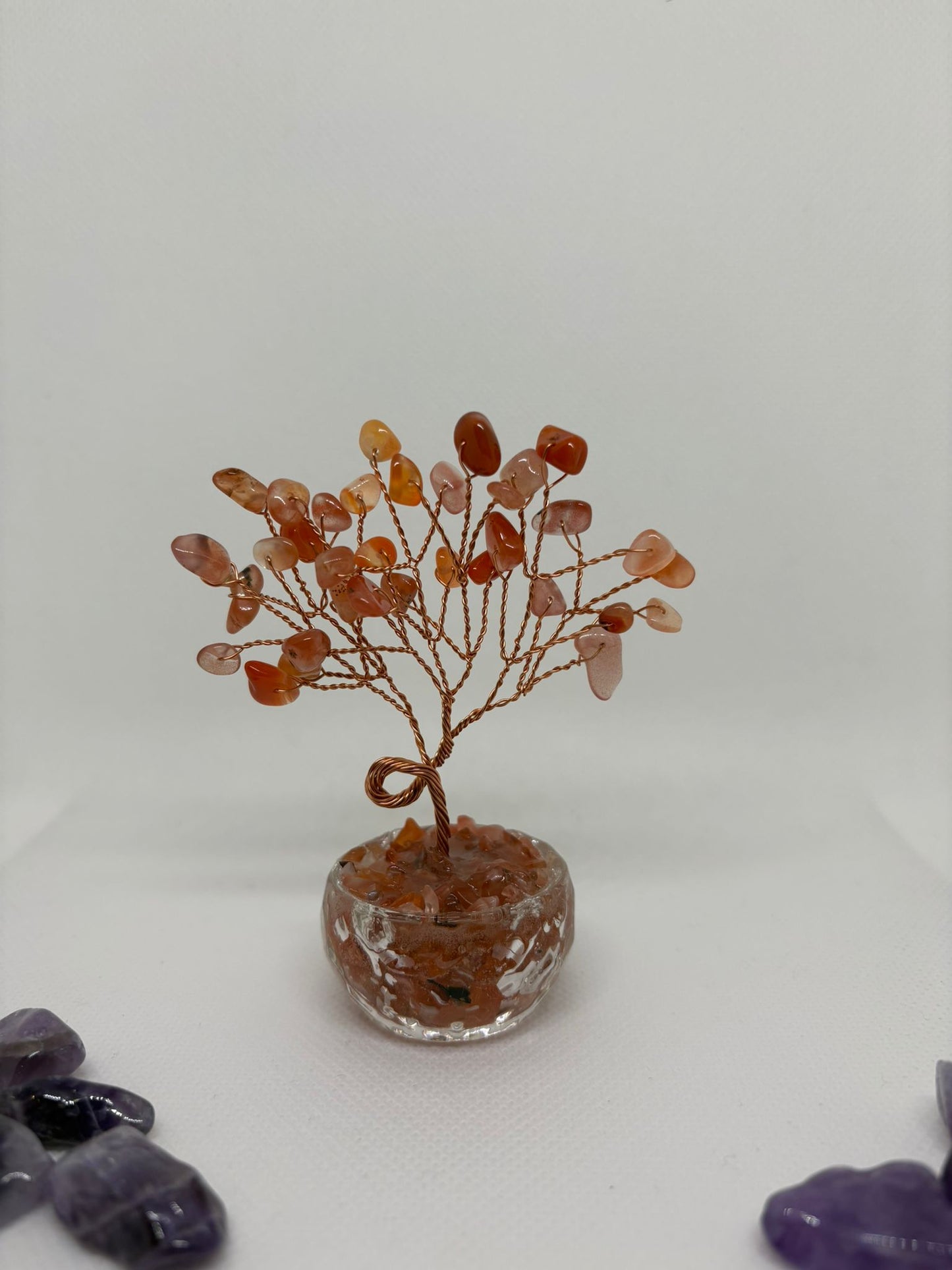 Red Agate Healing Mini Tree