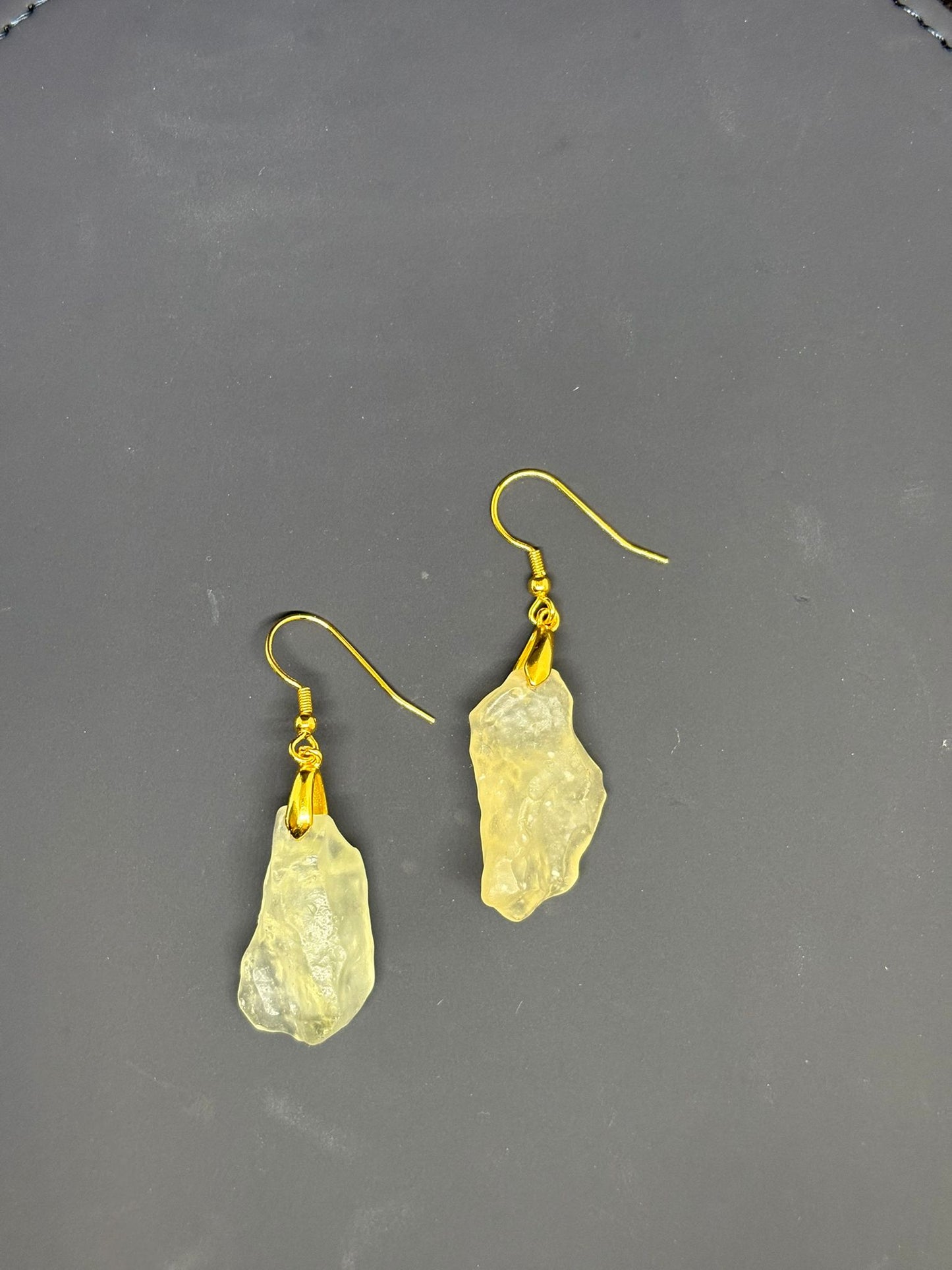 Libyan Desert Glass Tiktite Earrings